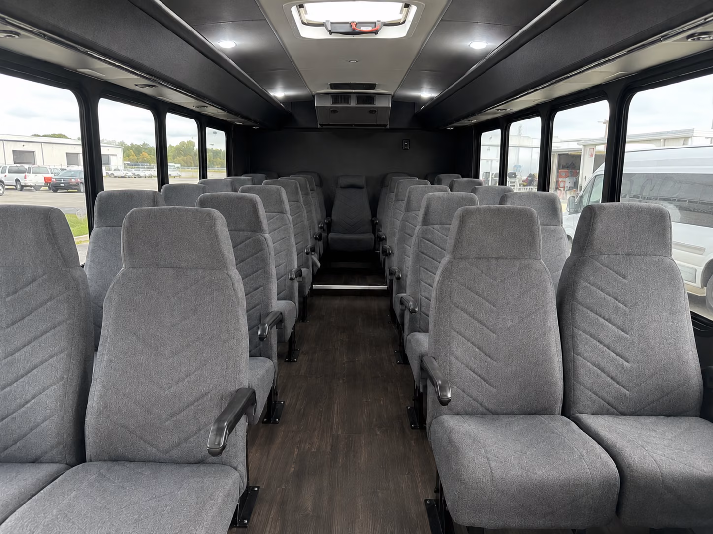 18 passenger minibus inside