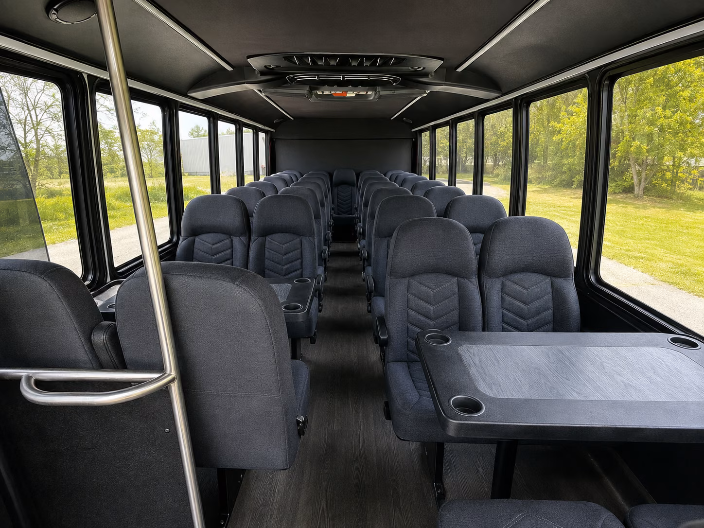 anaheim 18 passenger minibus interior