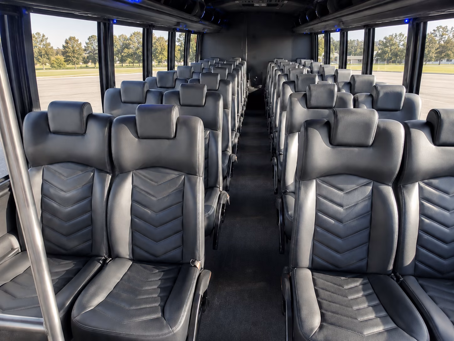 anaheim 20 passenger minibus inside