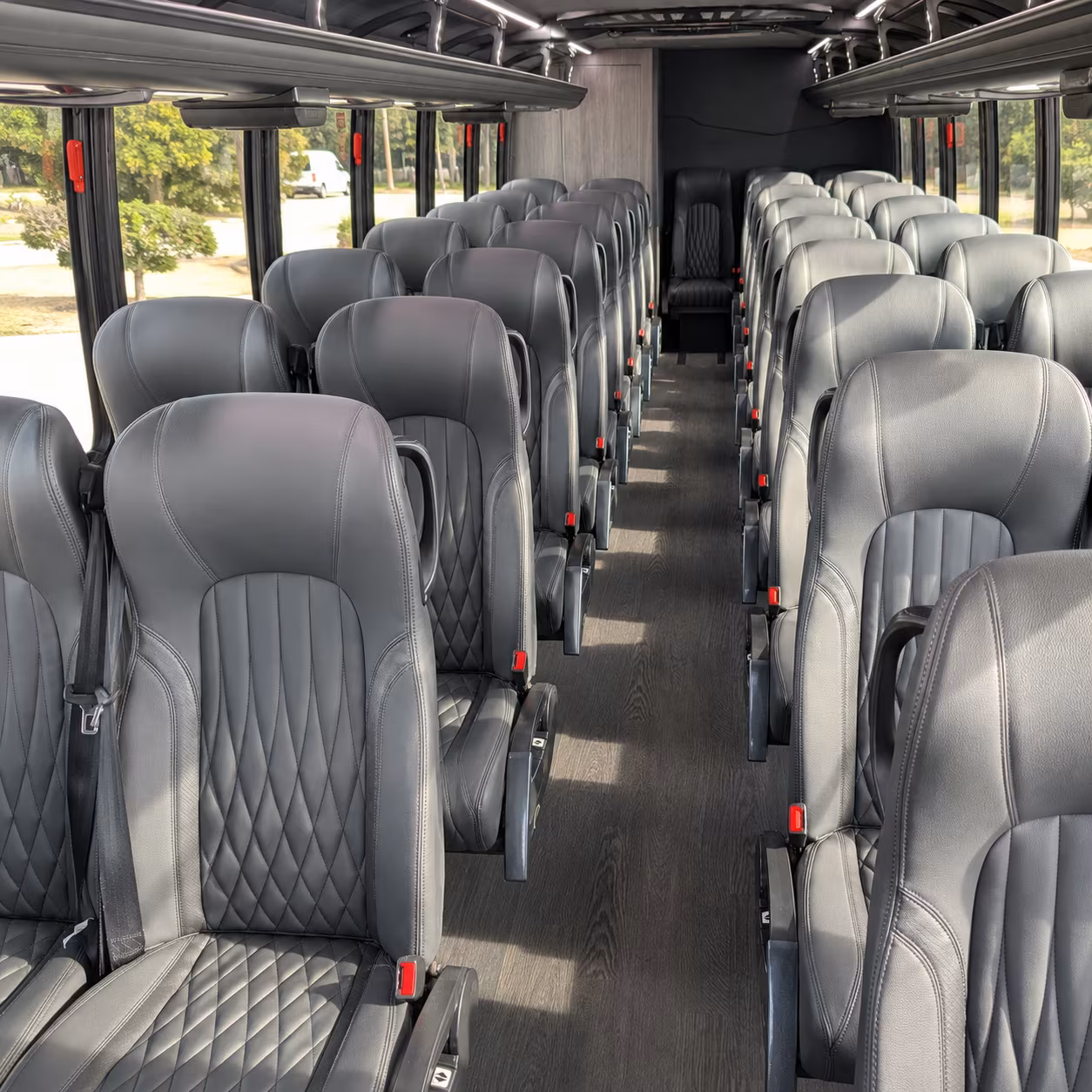 anaheim 30 passenger minibus interior