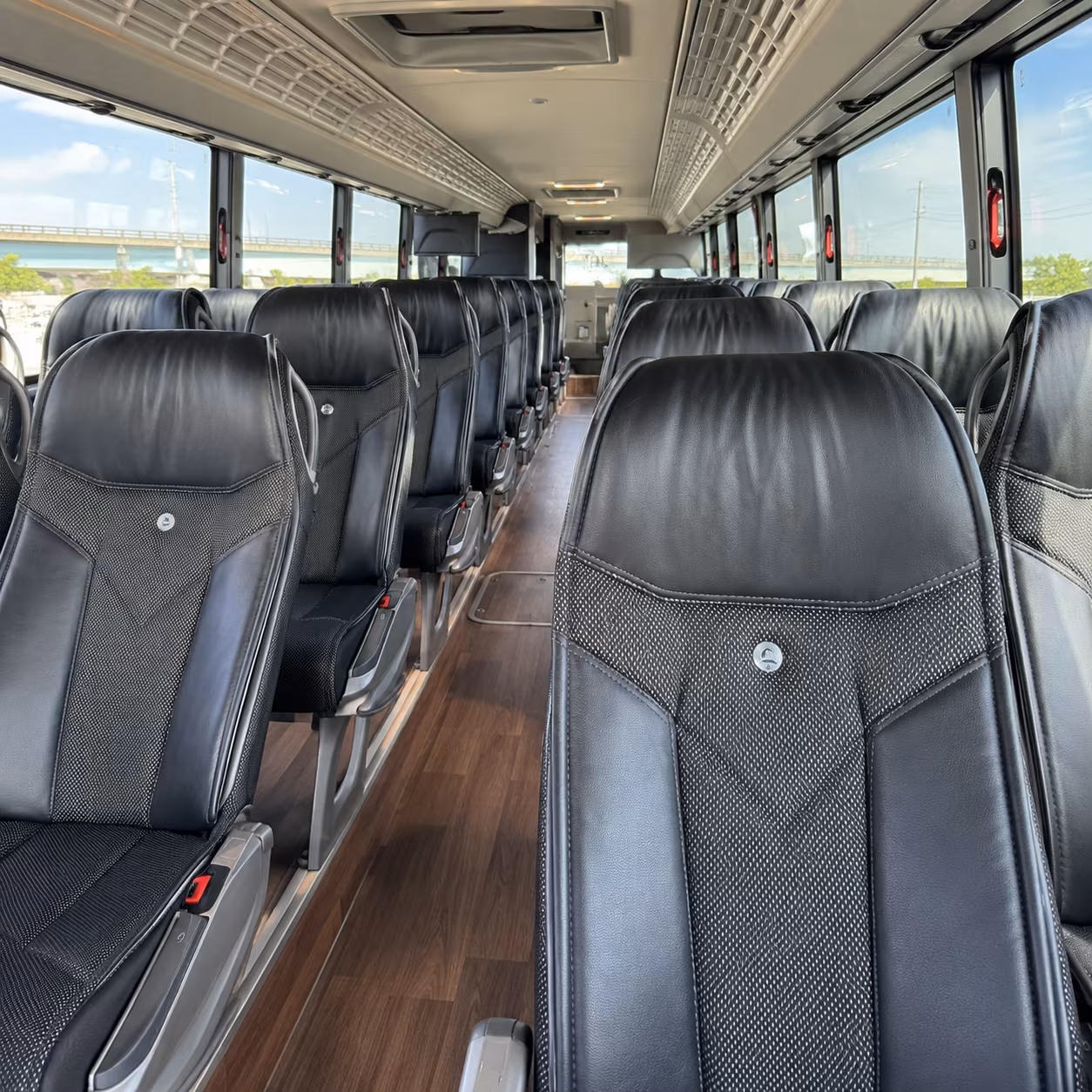anaheim charter bus inside