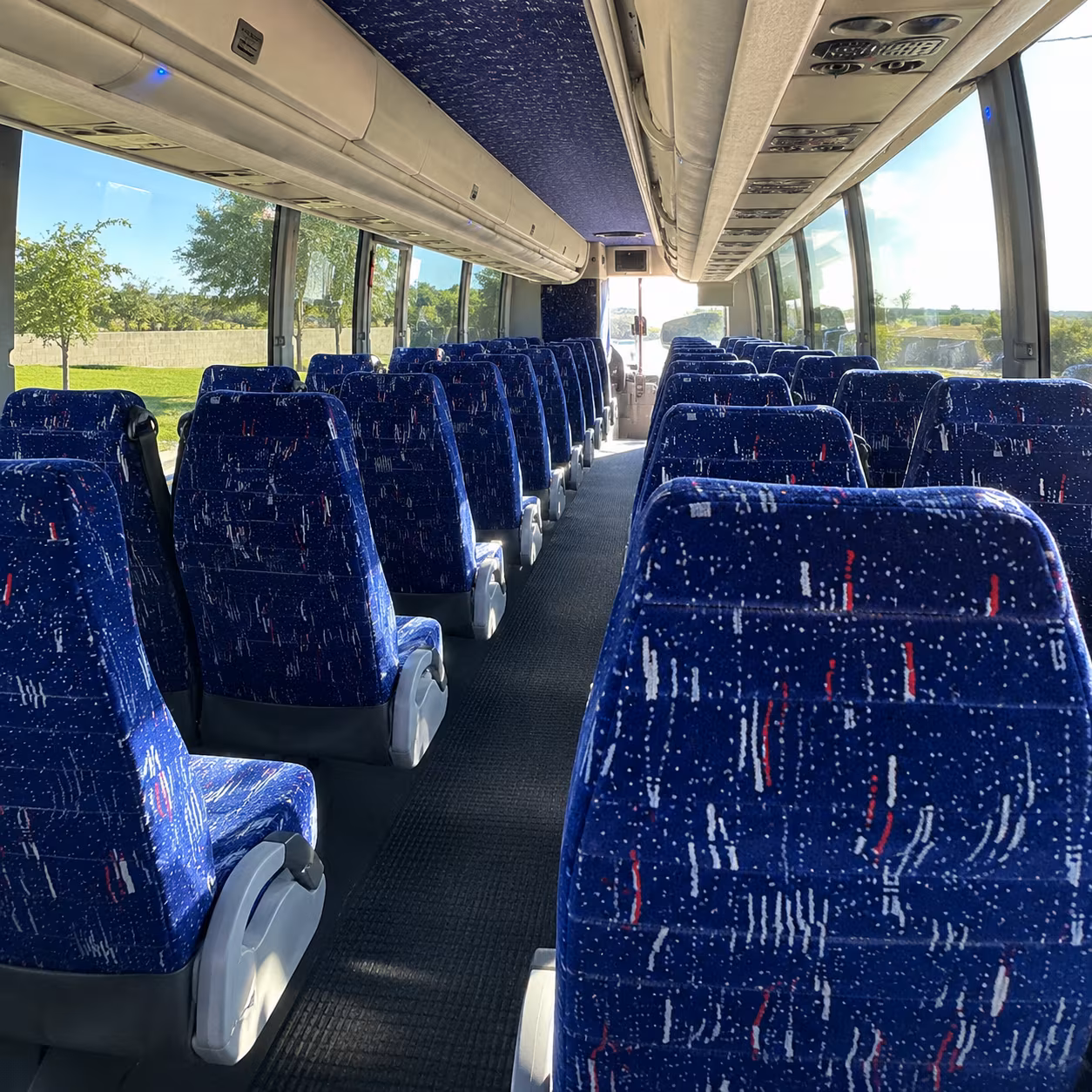 anaheim charter bus interior