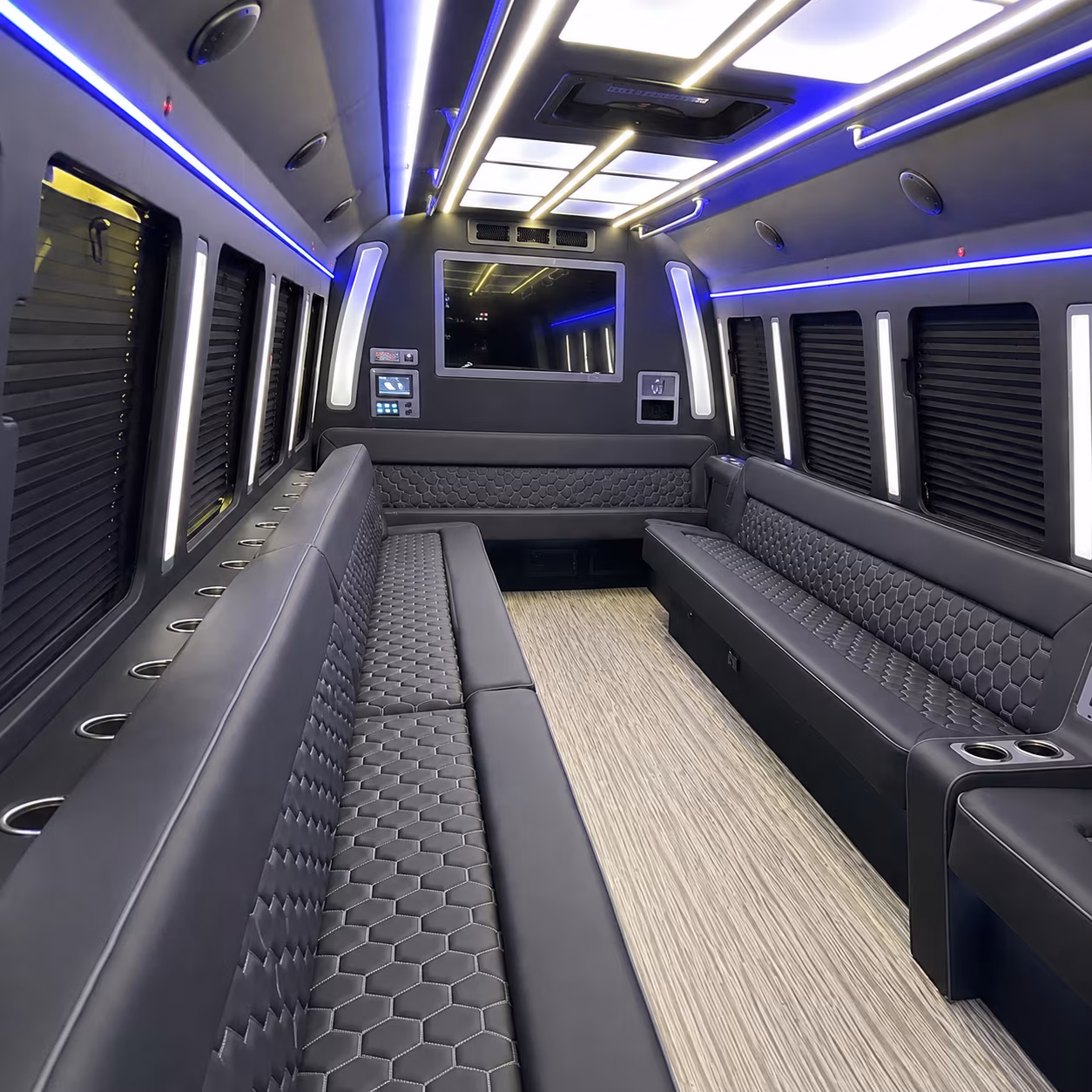 anaheim party bus inside