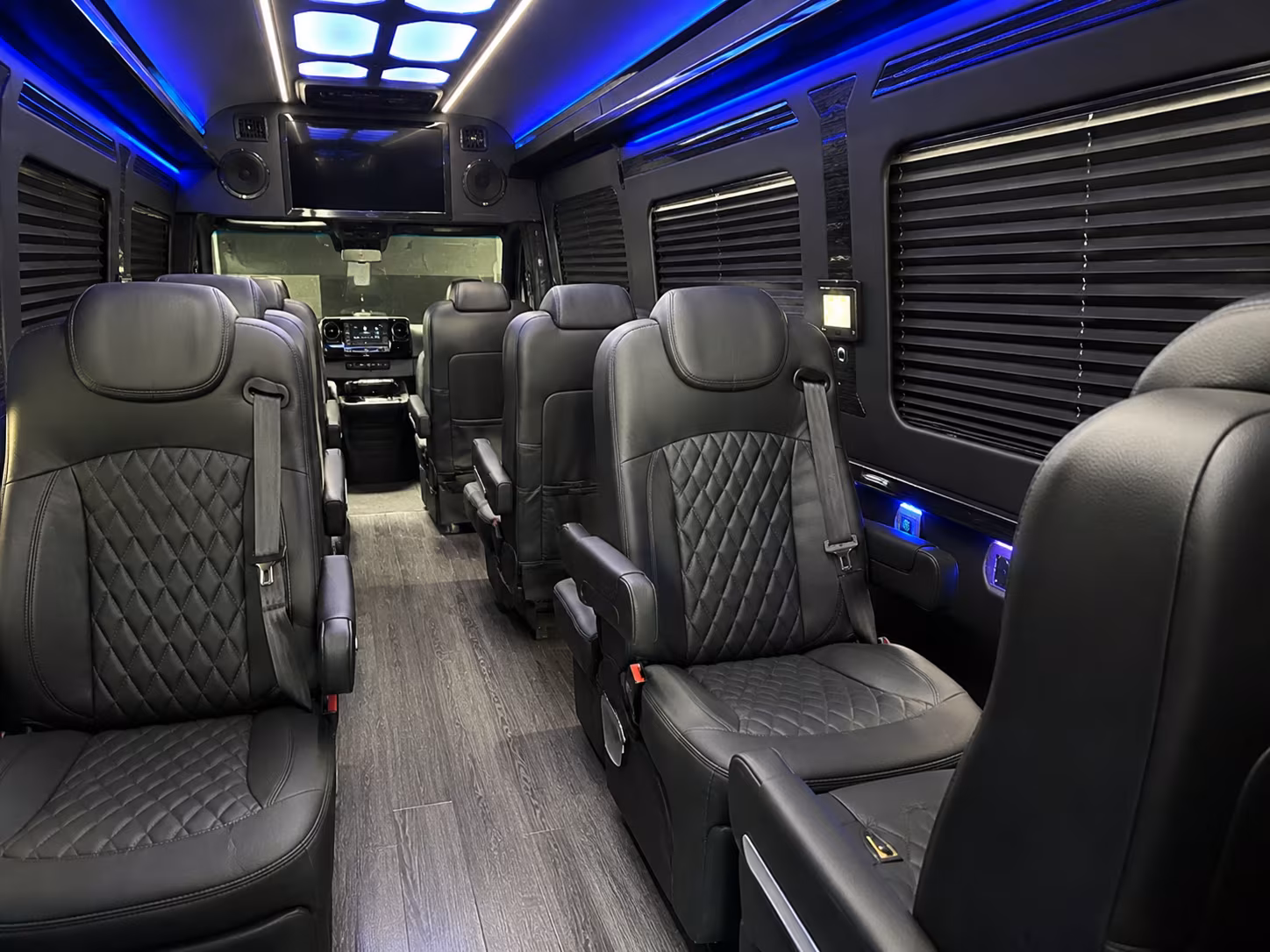 anaheim wedding transportation onboard seating