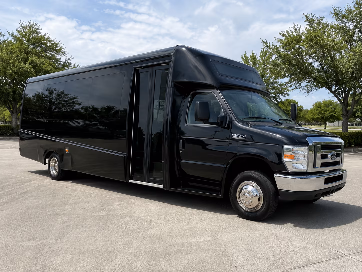 minibuses for smaller concert groups across orange county