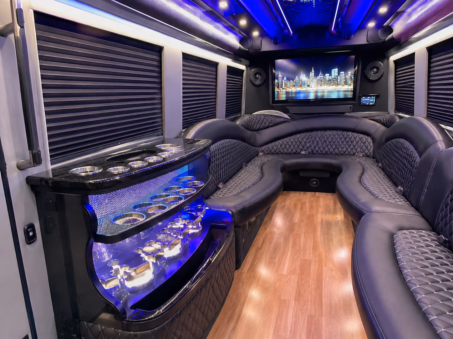party buses in anaheim for the bridal party and wedding group